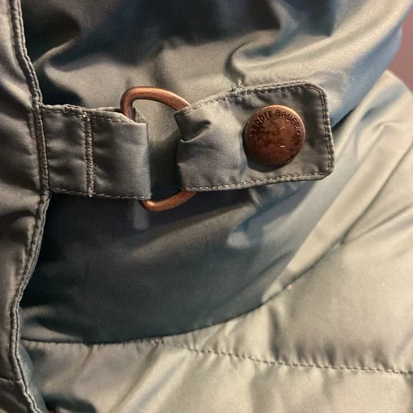 Eddie Bauer EB700 Sz SP Emerald Green Goose Down Puffer Woman’s Jacket - Picture 3 of 11